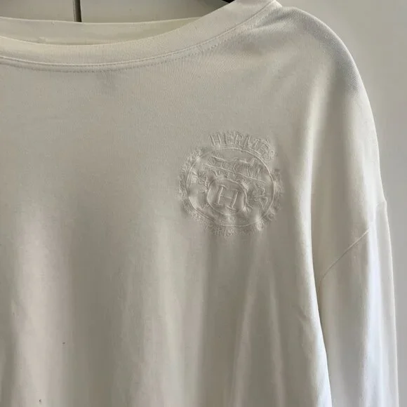 Vintage Hermes Long Sleeve Flawed - Picture 2 of 9